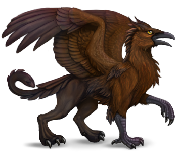 Brown-necked Raven Gryphon