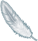 White Cygnon Wing Feather